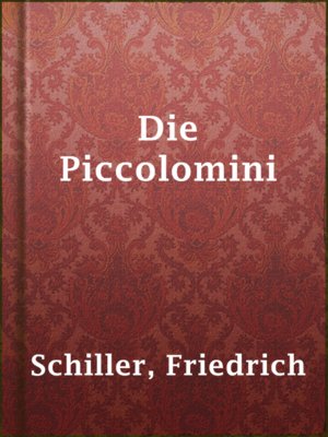 Die Piccolomini - ebook